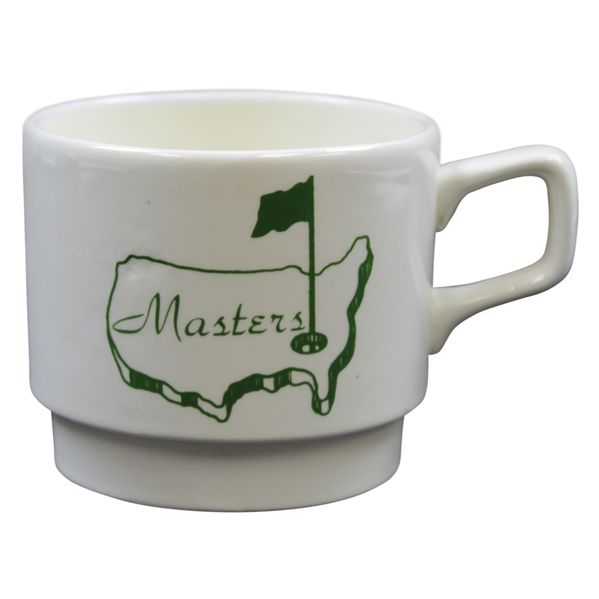 Classic Masters Tournament Porcelain Short White Coffee Mug/Cup