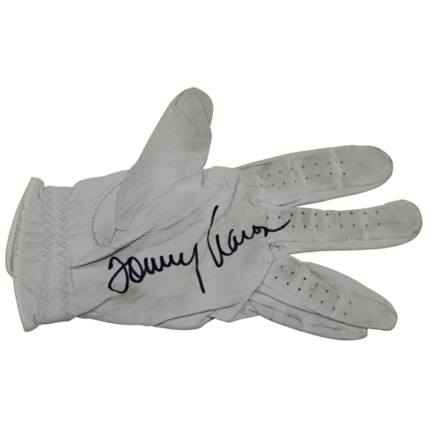 Tommy Aaron Signed Game Used Left-Hand Golf Glove JSA ALOA