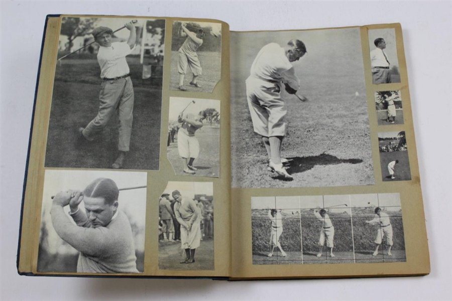 Vintage Bobby Jones Scrapbook - Various Images Documenting Years of Mr. Jones' Career