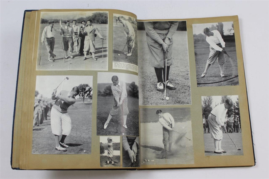 Vintage Bobby Jones Scrapbook - Various Images Documenting Years of Mr. Jones' Career