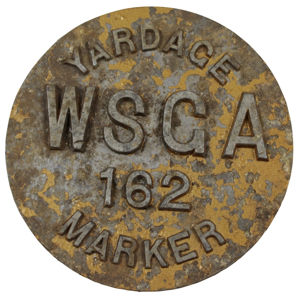 Wisconsin State Golf Association (WSGA) Tee Yardage Marker - '162'