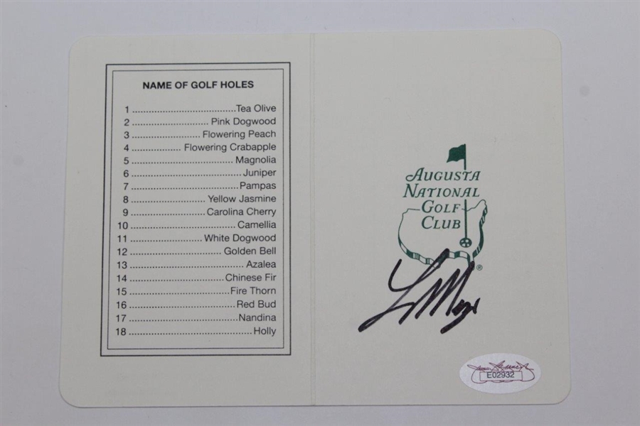 Craig Stadler, Fuzzy Zoeller, & Larry Mize Signed Augusta National Golf Club Scorecards JSA Certs & ALOA