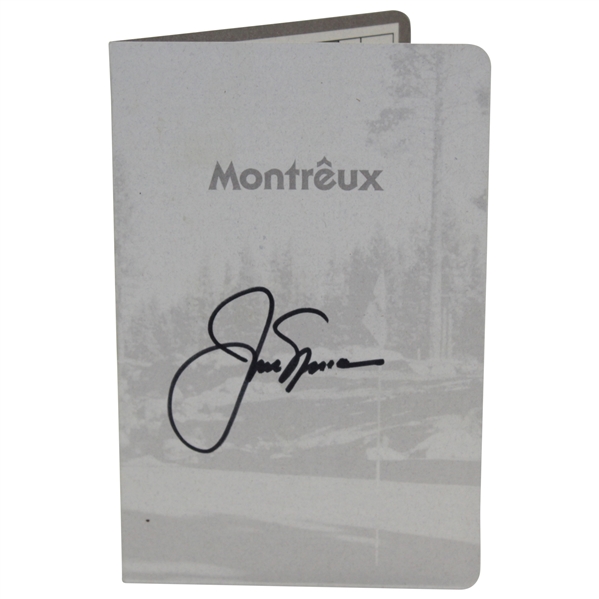 Jack Nicklaus Signed Montreux Official Scorecard JSA ALOA