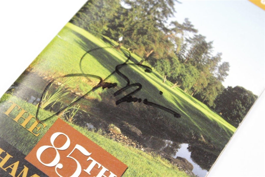 Jack Nicklaus Signed 2003 PGA Championship at Oak Hill CC Viewers Guide JSA ALOA