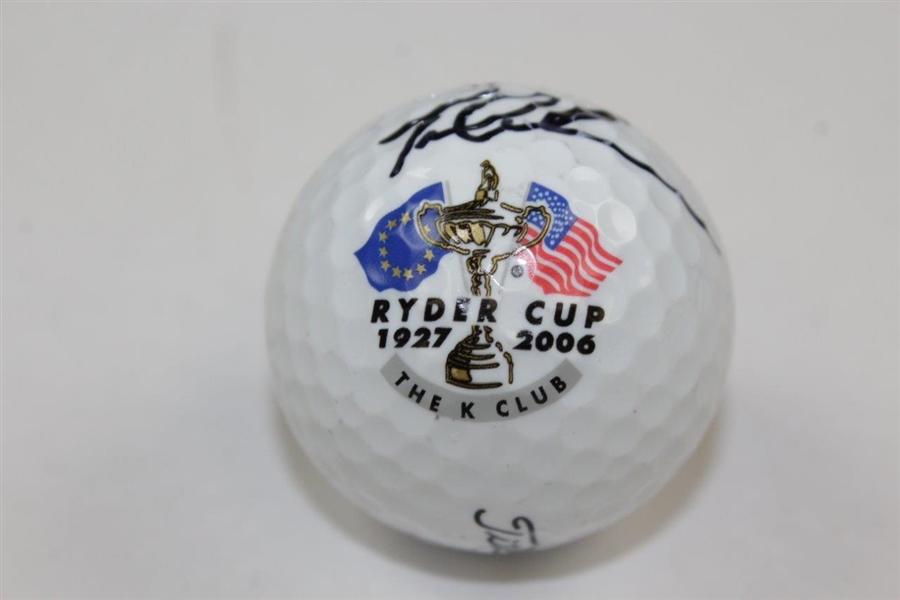 Tom Lehman Signed 2006 Ryder Cup Golf Ball JSA ALOA