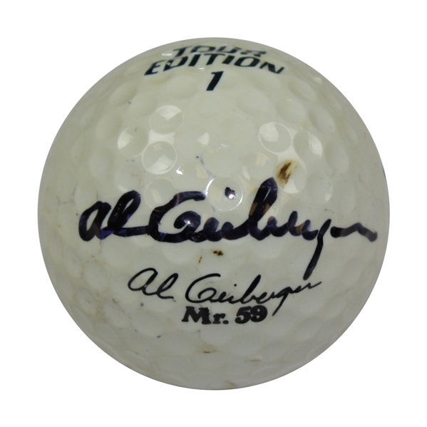 Al Geiberger Signed MC59 Personal Golf Ball JSA ALOA