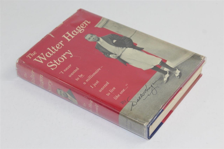 Walter Hagen Signed 1956 'The Walter Hagen Story' Book by Margaraet Seaton Heck JSA ALOA