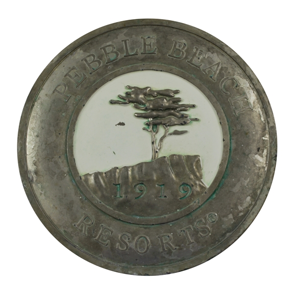 Pebble Beach Resorts '1919' Course Used White Tee Marker