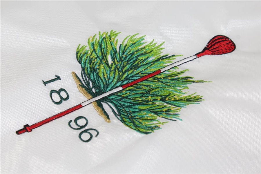 Merion Golf Club Embroidered Flag with Wisker Basket 'Flag' Logo