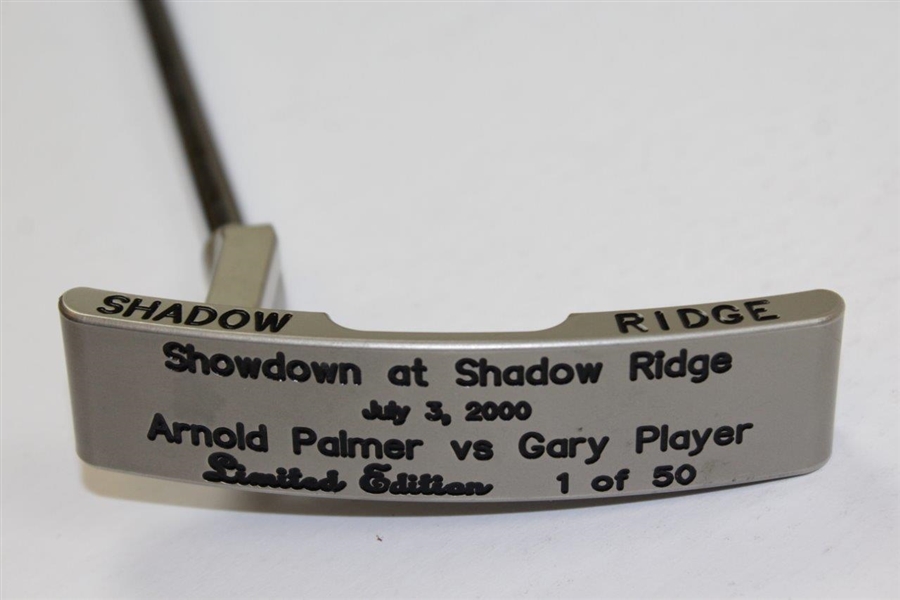 Arnold Palmer & Gary Player Signed Ltd Ed 1/50 Show Down at Shadow Ridge Putter JSA FULL #BB30805