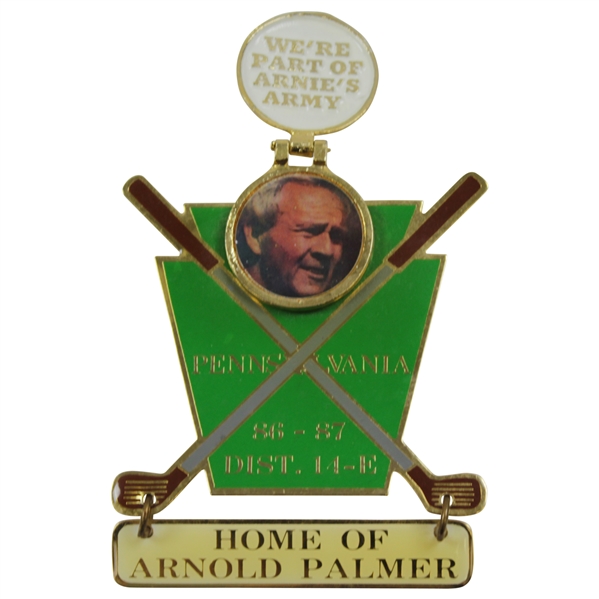 Arnold Palmer Lions Club Coat Crest Latrobe PA District 