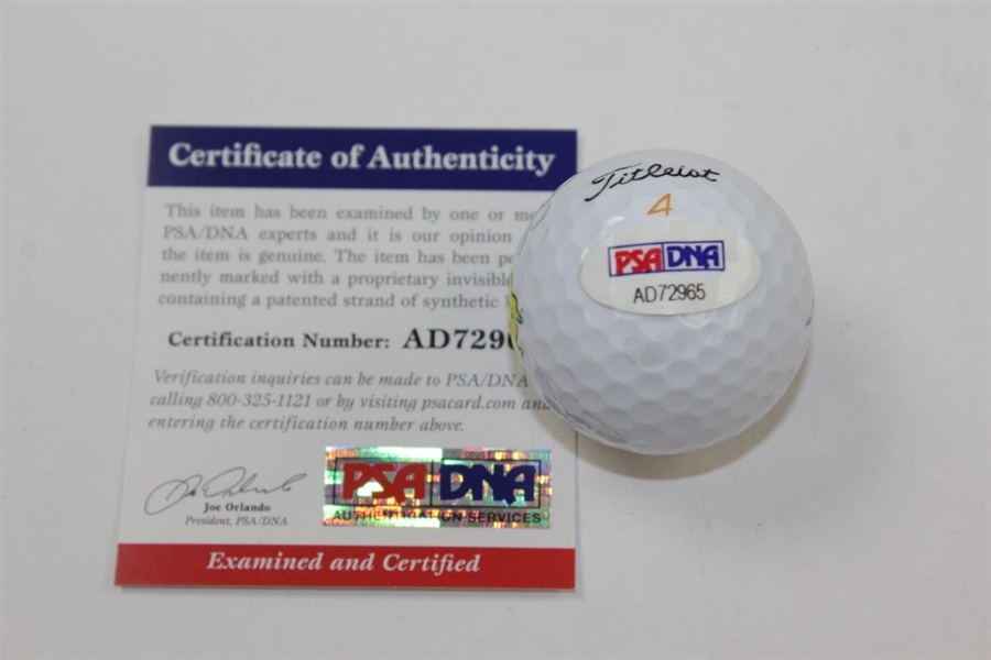 Jon Rahm Signed Masters Titleist Logo Golf Ball PSA/DNA #AD72965