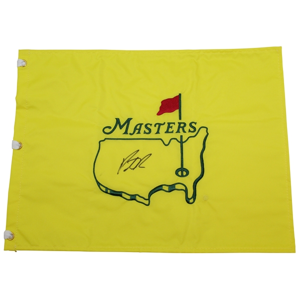 Patrick Reed Signed Undated Masters Tournament Embroidered Flag PSA/DNA #AE06297