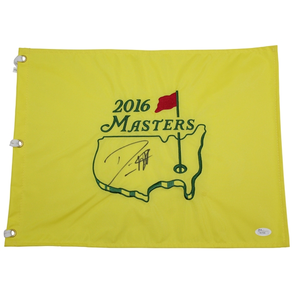 Danny Willett Signed 2016 Masters Tournament Embroidered Flag JSA #P67596