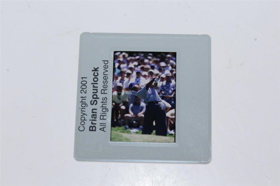 Tiger Woods Origina 2001 PGA Color Slide & Print - Comes with Photo Rights