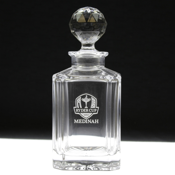 2012 Ryder Cup at Medinah Sterling Cut Glass Decanter with Stopper