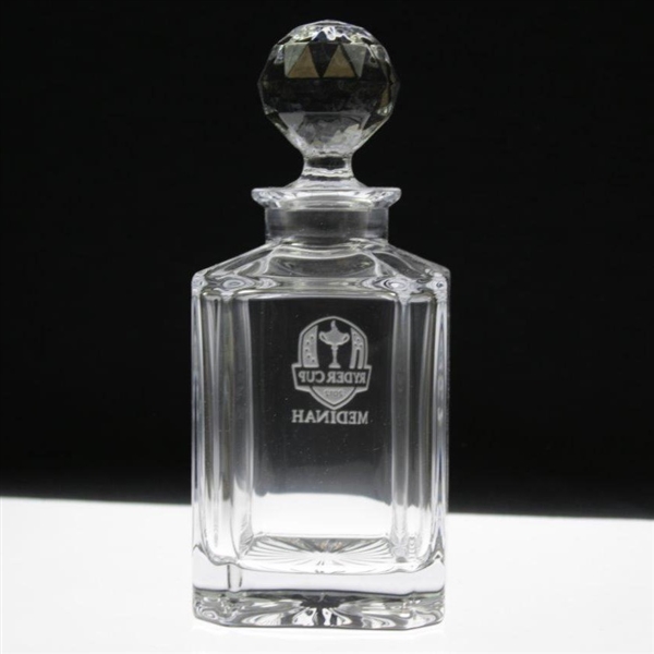 2012 Ryder Cup at Medinah Sterling Cut Glass Decanter with Stopper