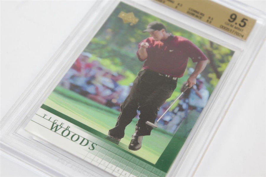 Tiger Woods 2001 Upper Deck GEM MINT 9.5 BECKETT 0005177024
