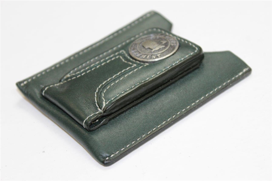 Masters Tournament Green Magnetic Money Clip with Credit Card Holder