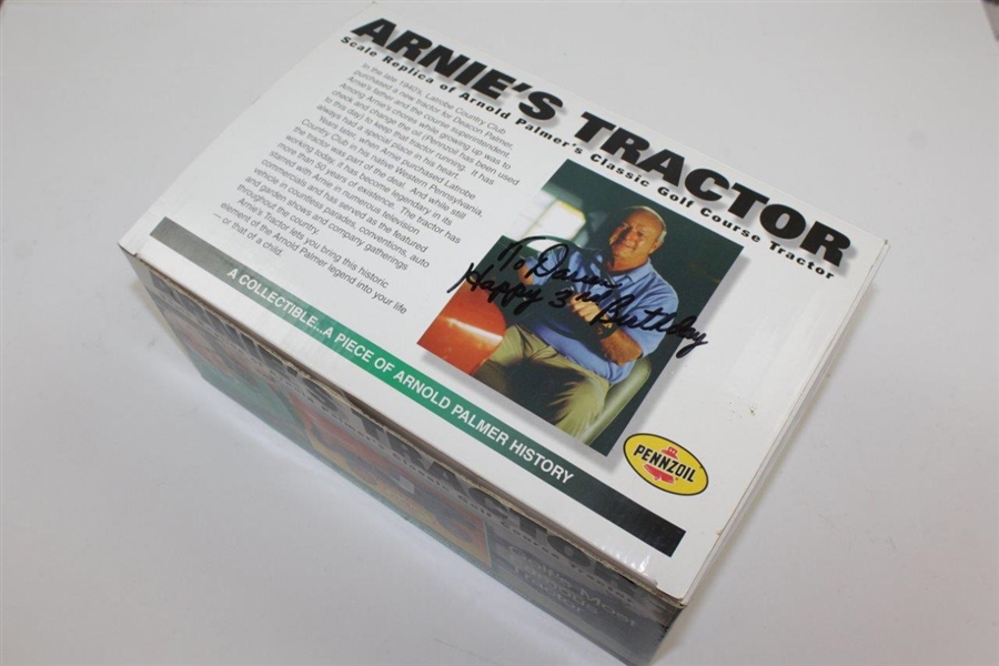 Arnold Palmer Signed 'Arnie's Tractor' & Signed Box - Excellent Condition
