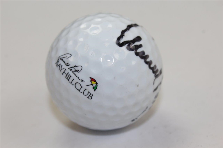 Arnold Palmer Signed Bay Hill Club Logo Golf Ball JSA ALOA
