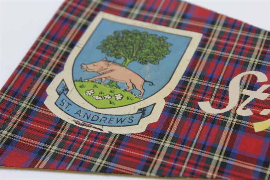 St. Andrews Scotland Small Plaid Pennant in Original Packaging