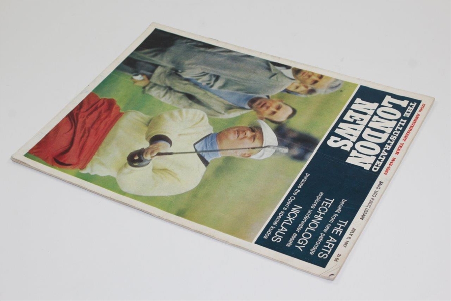 Jack Nicklaus on Cover of 1967 The Illustrated London News Magazine - July