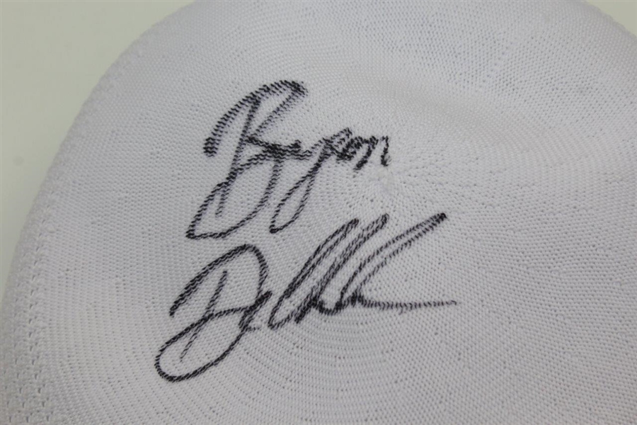 Bryson Dechambeau Signed Unused New White Kangol Hat - Style He Wears PSA/DNA #7A62311