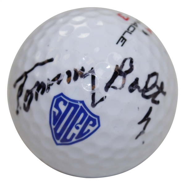 Tommy Bolt Signed SDCC Logo Golf Ball - Site of San Diego Open Win JSA ALOA