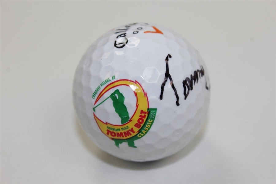 Tommy Bolt Signed Tommy Bolt Personal Logo Golf Ball JSA ALOA