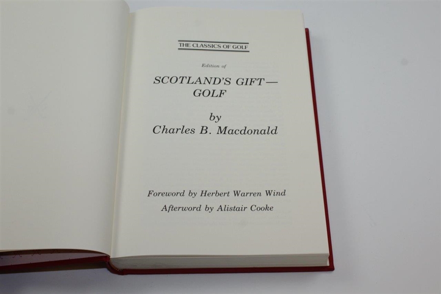 Scotlands Gift Golf by C.B. Macdonald