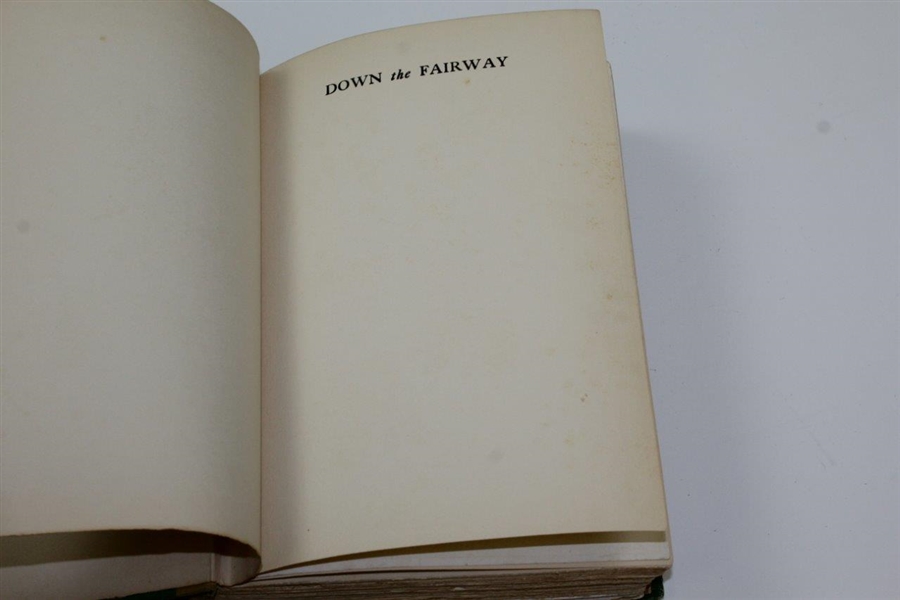 1927 First edition Down The Fairway by Robert T. Jones Jr.