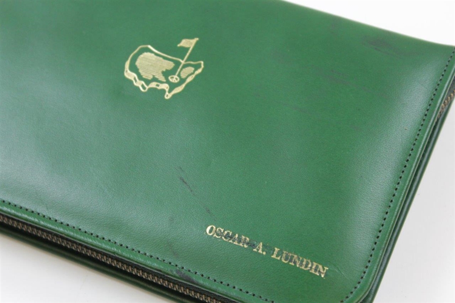 Vintage Masters Tournament Gift A.N.G.C. Playing Cards w/Score Book & Pencil in Leather Case