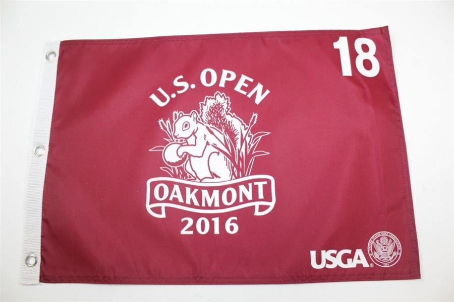 Twenty Five (25) 2016 US Open Championship at Oakmont Red Screen Flags