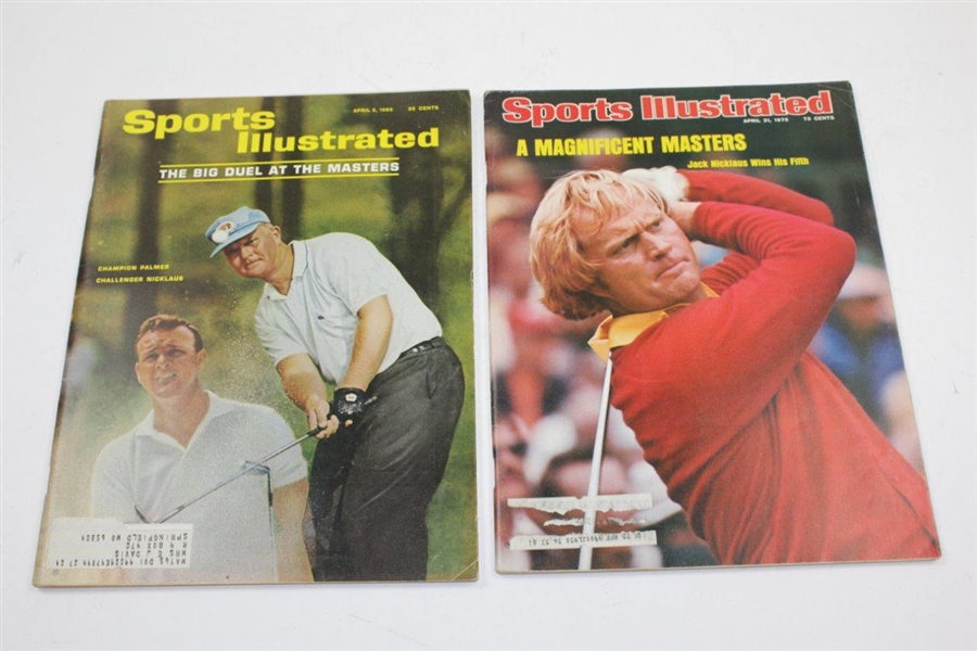 Seven (7) Sports Illustrated Jack Nicklaus on Cover Magazines