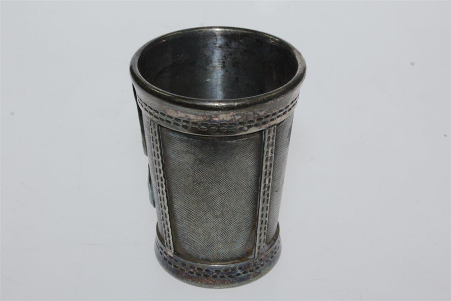 Vintage Silver Plated Golf Bag Themed Shot Cup