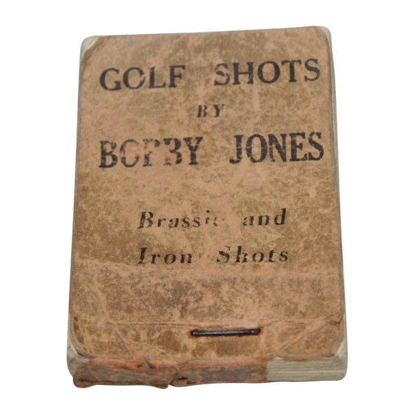 Vintage Bobby Jones Flip Book 'Golf Shots by Bobby Jones'