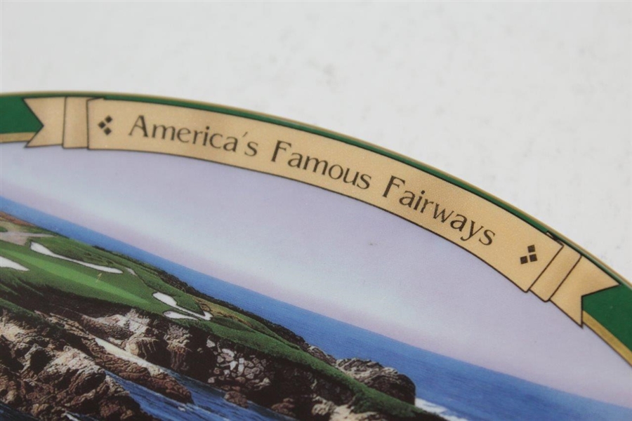 Cypress Point America's Favorite Fairways 'The 16th Ocean Drive' Ltd Ed Danny Day Plate
