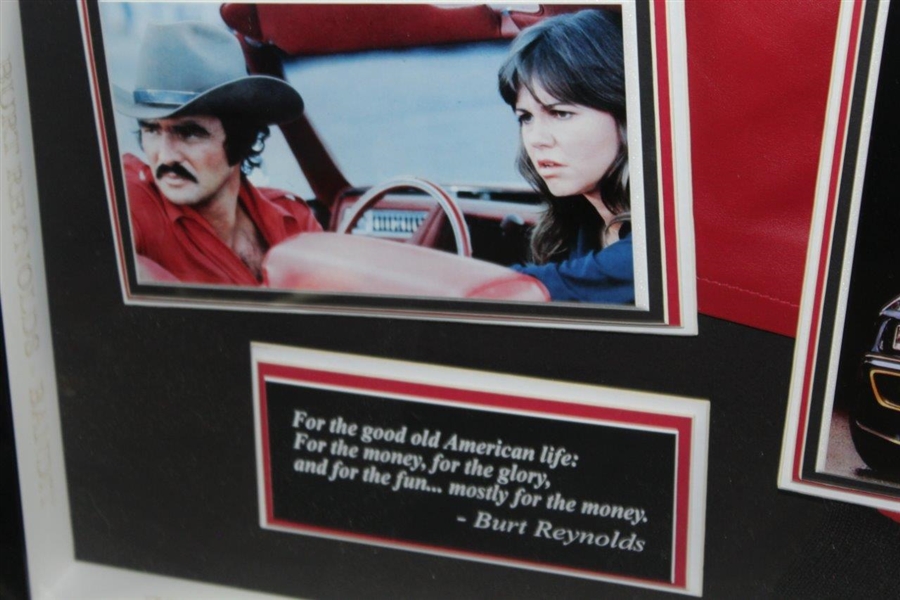 Burt Reynolds Signed 'Smokey & The Bandit' Deluxe Framed Display