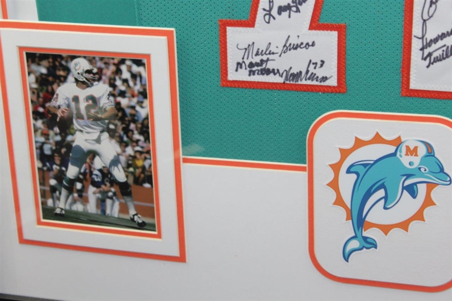1972 Dolphins 'Perfect Season' Jersey Signed by 27 inc. Griese, Shula, Little, Langer, Warfield, & more JSA #WPP246154 