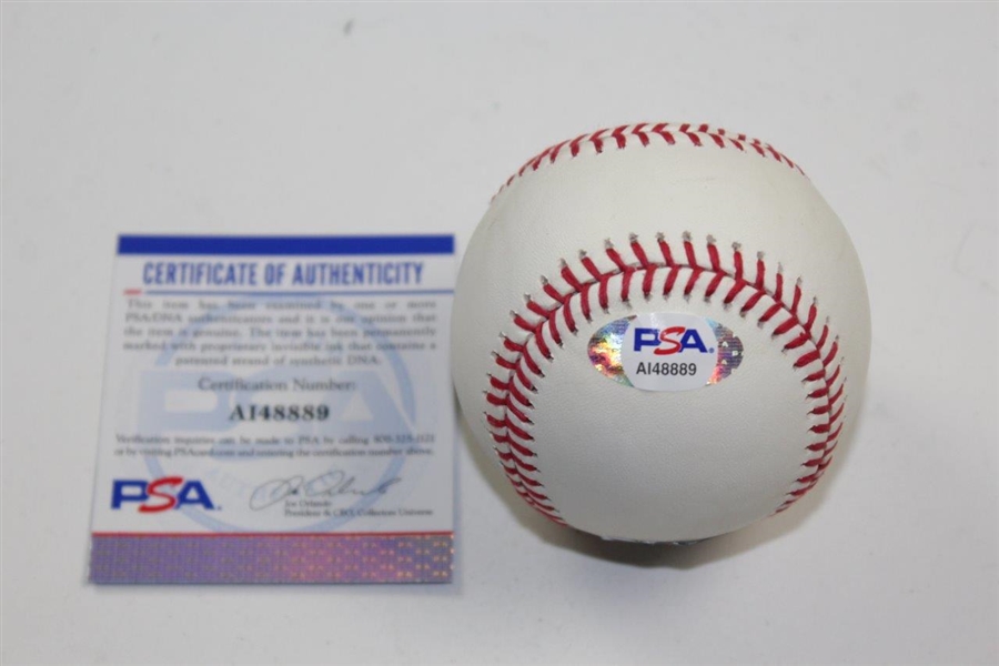 Pete Rose Signed I'm Sorry I Bet On Baseball Rawlings Baseball PSA/DNA #AI48889
