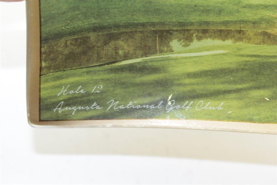 Augusta National Golf Club Hole 12 Green Masters Plate it Original Box