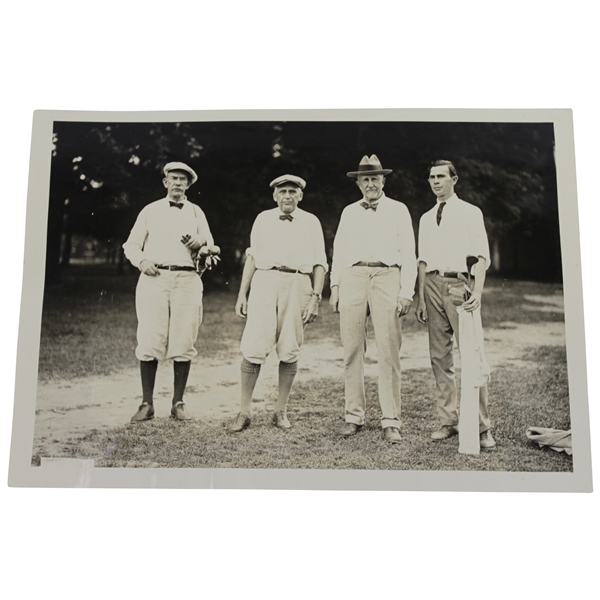 7/1/1922 Press Photo of Washington Senators Golfing - Senators & Newspapermen Clash at Golf
