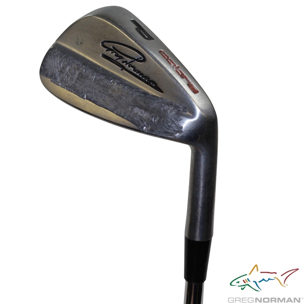 Greg Normans Personal Used Customized Cobra Pitching Wedge with Lead Back Weight