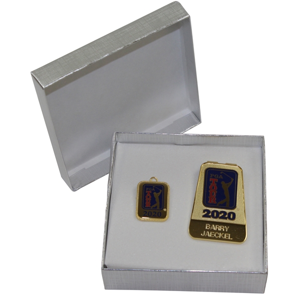 Barry Jaeckels 2020 PGA Tour Players Money Clip & Pin in Case