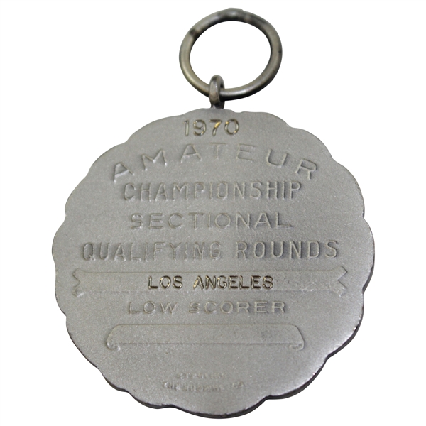 Barry Jaeckel's 1970 Amateur Championship Low Scorer Sectional Qualifying Medal - Los Angeles