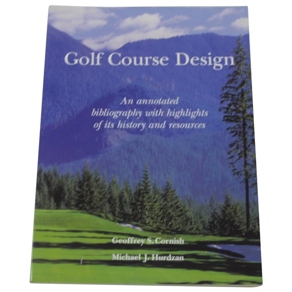 Golf Course Design Book by Geoffrey Cornish & Michael Hurdzan