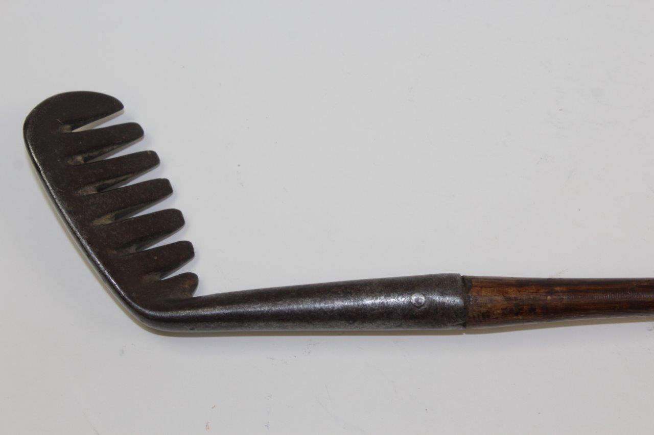 Lot Detail - Vintage Brown Patent Water/Rake Iron by Winton of Montrose