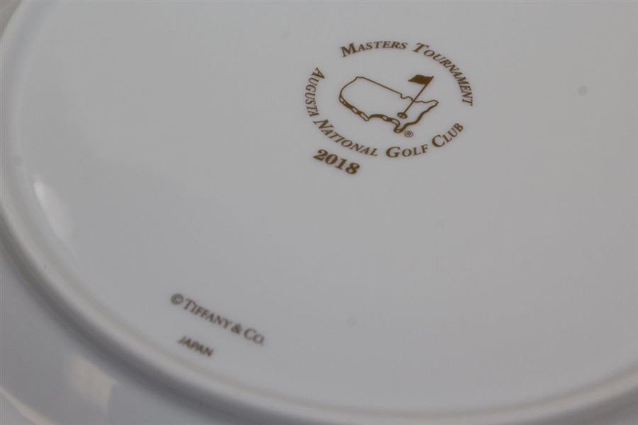 2018 Augusta National Golf Club Ltd Ed Employee Masters Gift Tiffany & Co Beautification Plates In Box with Card