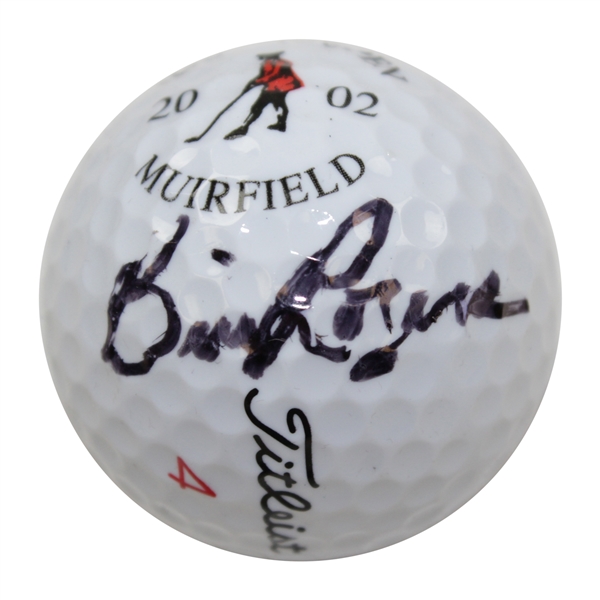 Bill Rogers Signed 2002 Muirfield Logo Titleist Golf Ball JSA ALOA